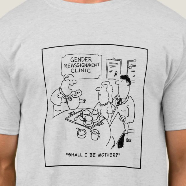 Cartoon der Geschlechtszuweisung T-Shirt (Von Creator hochgeladen)