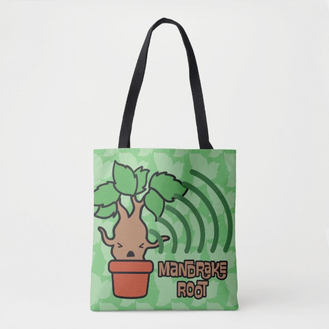 Cartoon, der Mandrake Charakter-Kunst schreit Tasche (Vorderseite)
