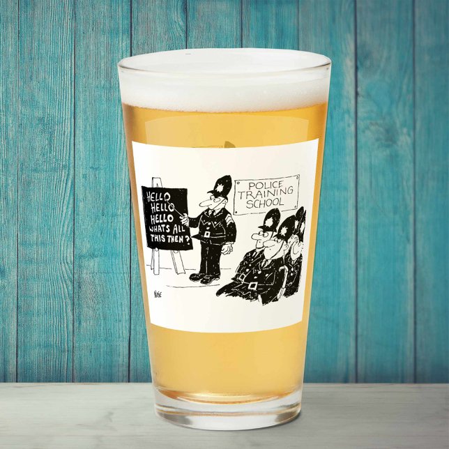 Cartoon der Polizeischule Glas (Von Creator hochgeladen)