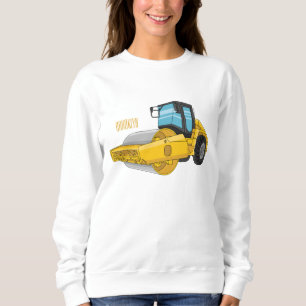 Cartoon der Straßenwalze Sweatshirt