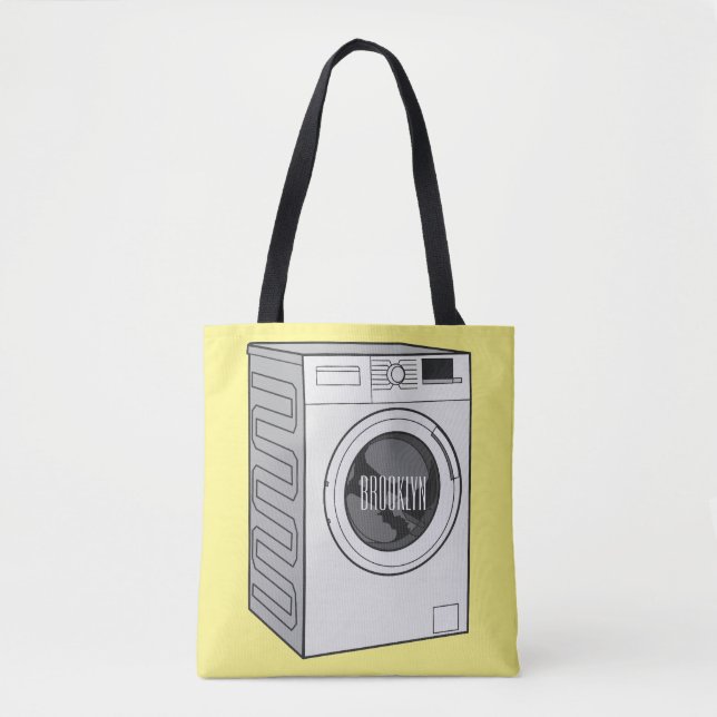Cartoon der Waschmaschine Tasche (Vorderseite)