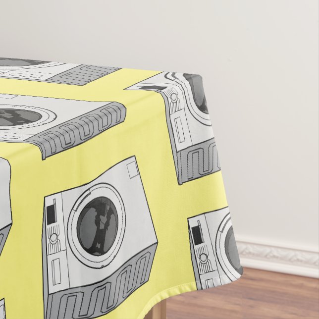 Cartoon der Waschmaschine Tischdecke (Beispiel)