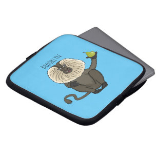 Cartoon des Affen Laptopschutzhülle