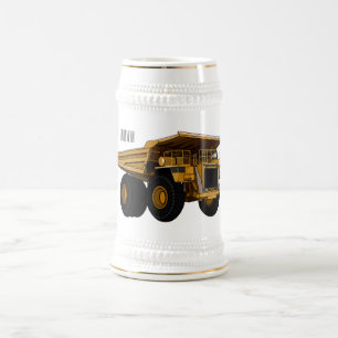 Cartoon des Lastkraftwagens Bierglas