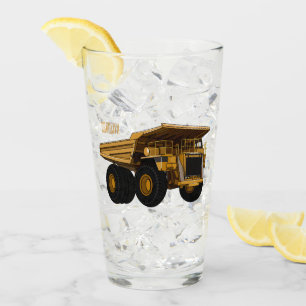 Cartoon des Lastkraftwagens Glas