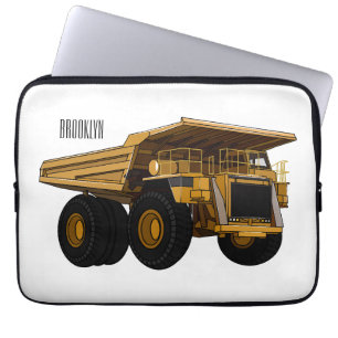 Cartoon des Lastkraftwagens Laptopschutzhülle