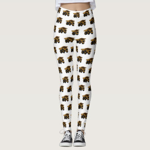 Cartoon des Lastkraftwagens Leggings