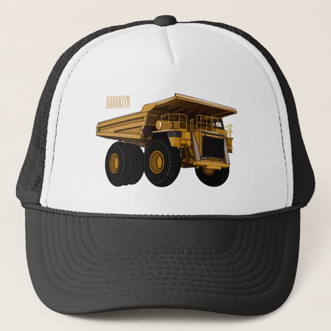 Cartoon des Lastkraftwagens Truckerkappe (Vorderseite)