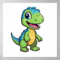 Cartoon-Dinosaurier-Abbildung