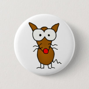 Cartoon Dog Button