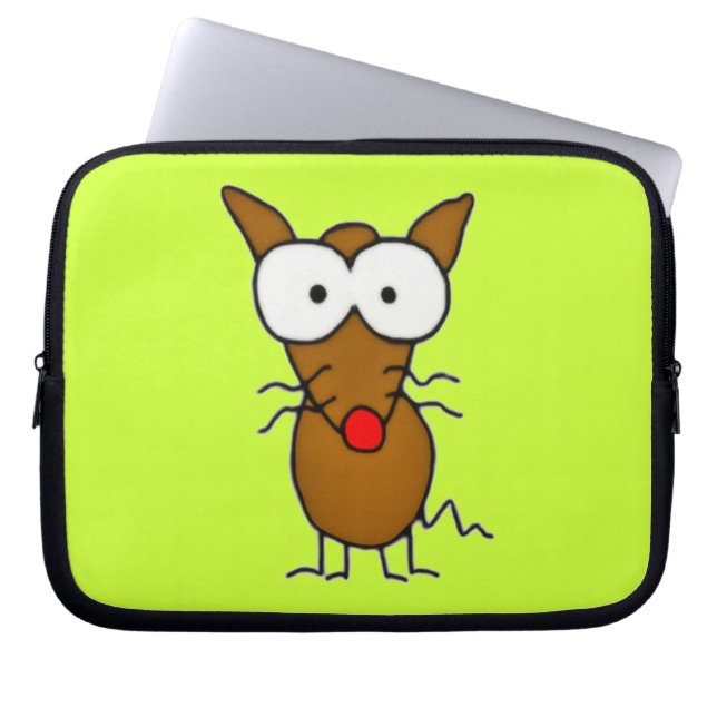 Cartoon Dog Laptopschutzhülle (Vorderseite)