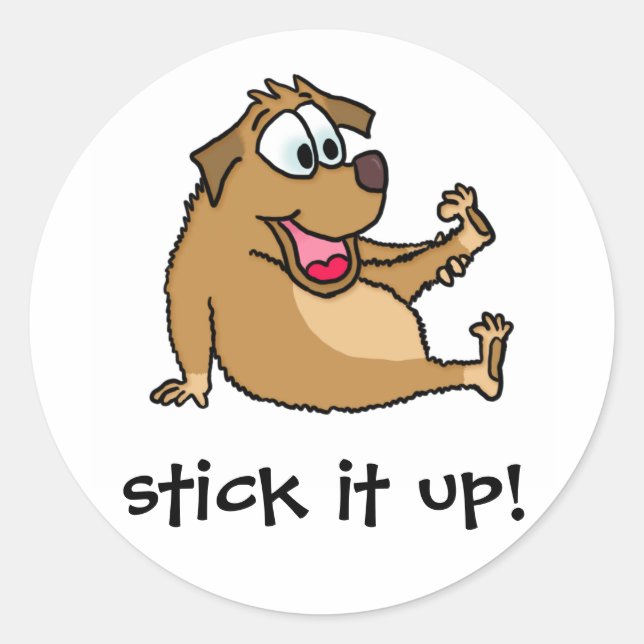 Cartoon Dog Stickers (Vorderseite)