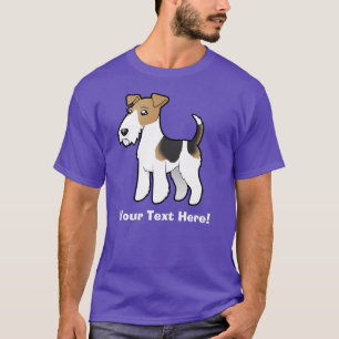 Cartoon-Drahtfox-Terrier T-Shirt