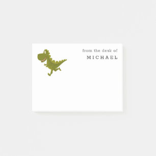 Cartoon Drôle Dinosaure Jurassique Post-It Notes