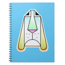 Cartoon Droopy Bloodhound Spiral Carnet photo