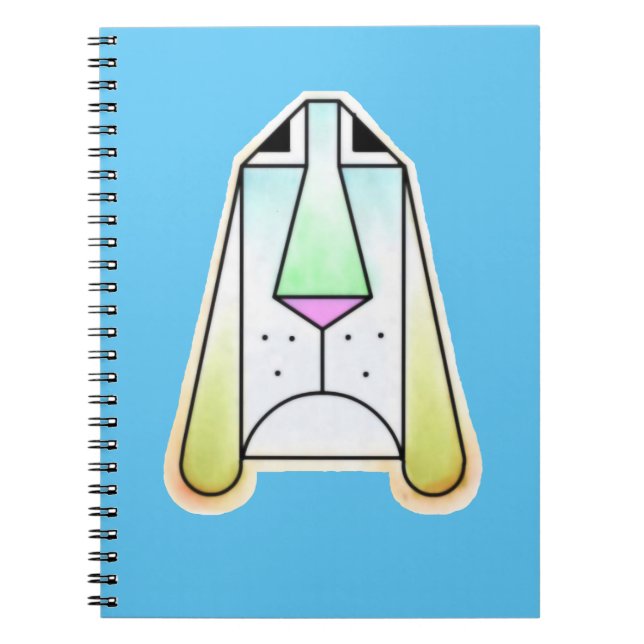 Cartoon Droopy Bloodhound Spiral Carnet photo (Devant)