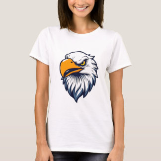 Cartoon Eagle Print Design T-Shirt