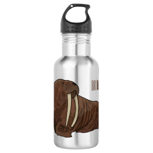 Cartoon Edelstahlflasche
