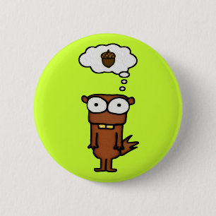 Cartoon Eichhörnchen Button