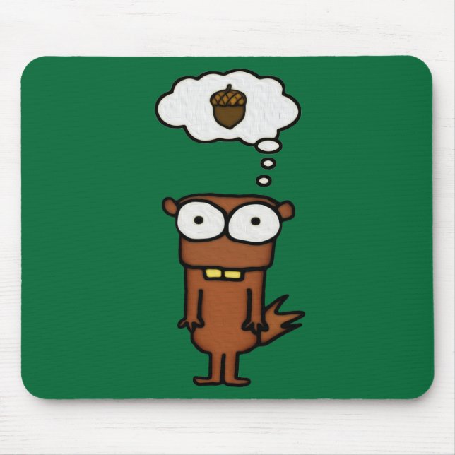 Cartoon Eichhörnchen Mousepad (Vorne)