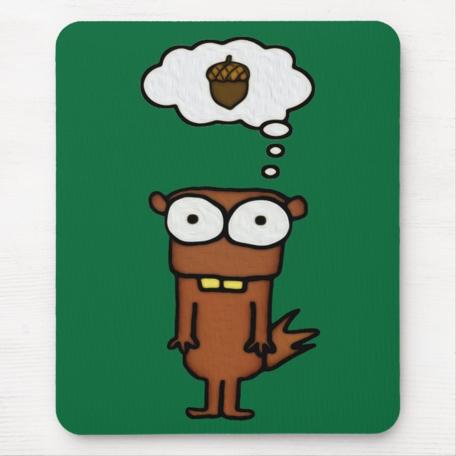 Cartoon Eichhörnchen Mousepad (Vorne)
