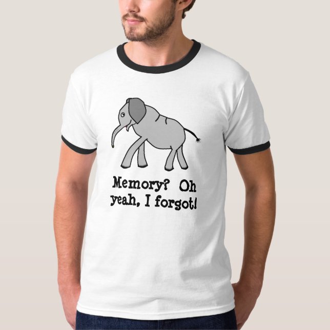 Cartoon-Elefant T-Shirt (Vorderseite)