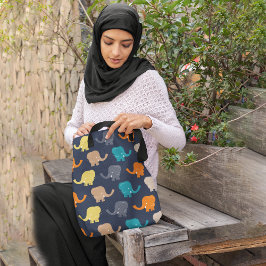 Cartoon Elefanten Tasche