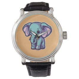 CARTOON ELEPHANT ARMBANDUHR