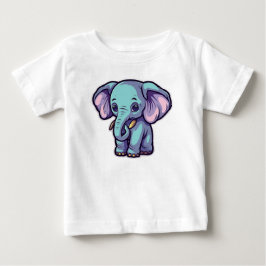 CARTOON ELEPHANT BABY T-SHIRT