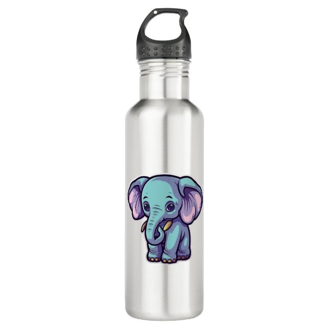 CARTOON ELEPHANT EDELSTAHLFLASCHE (Vorderseite)