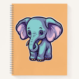 CARTOON ELEPHANT NOTIZBUCH