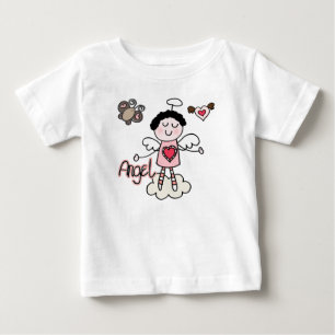 Cartoon-Engel Mädchen-Babytutu-Body Baby T-shirt