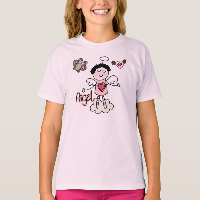 Cartoon-Engel T-Shirt (Vorderseite)