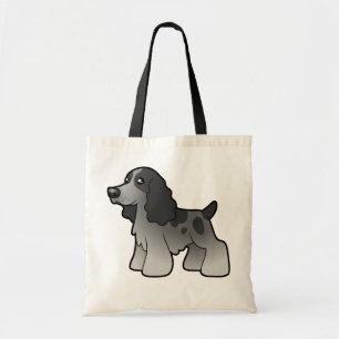 Cartoon-englischer Cockerspaniel Tragetasche