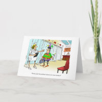 Cartoon - Entschuldigung für deinen Unfall.