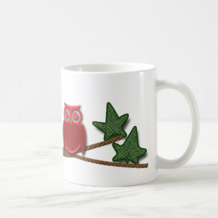 Cartoon-Eulen Kaffeetasse
