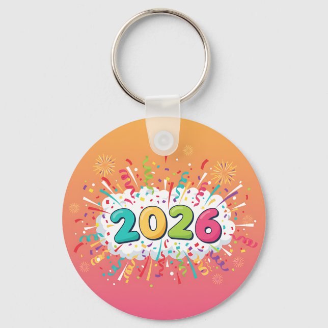 Cartoon Explosion 2026 - Feier Schlüsselanhänger (Vorderseite)