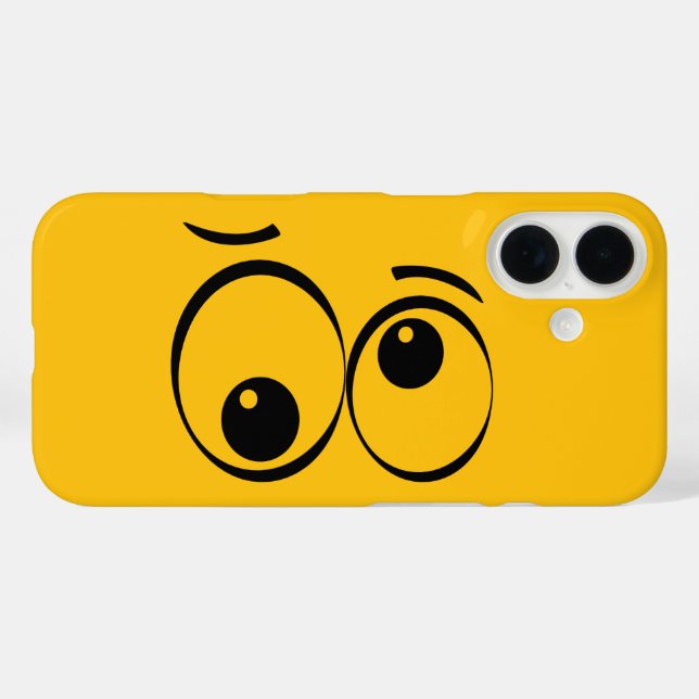 Cartoon Eyes Funny Illustrations iPhone 16 Hülle (Rückseite (Horizontal))