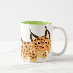 Cartoon Facétitif mignon Bobcat Mug