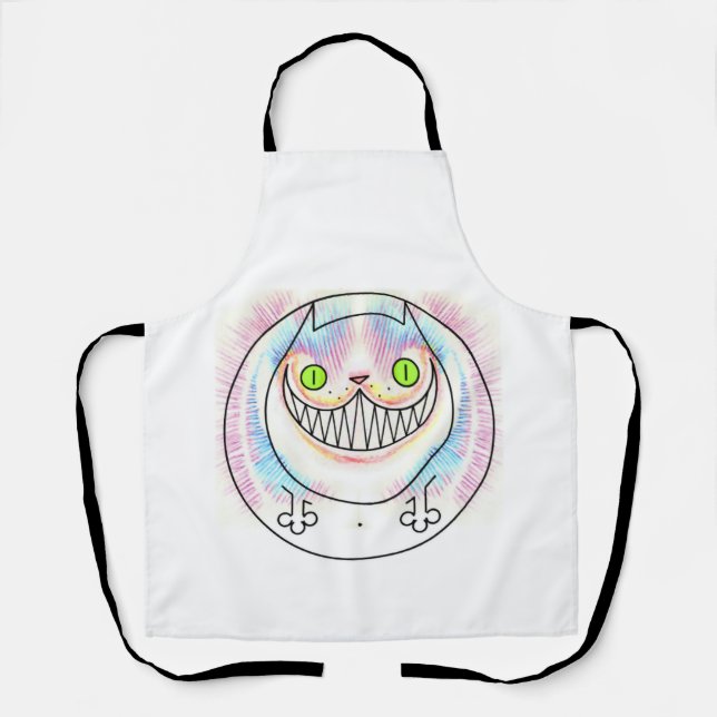 Cartoon Fat Cat All-over Print-Schürze Schürze (Vorderseite)