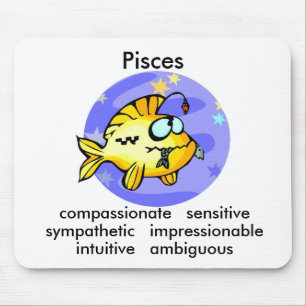 Cartoon Fische Fisch essen Fisch Mousepad