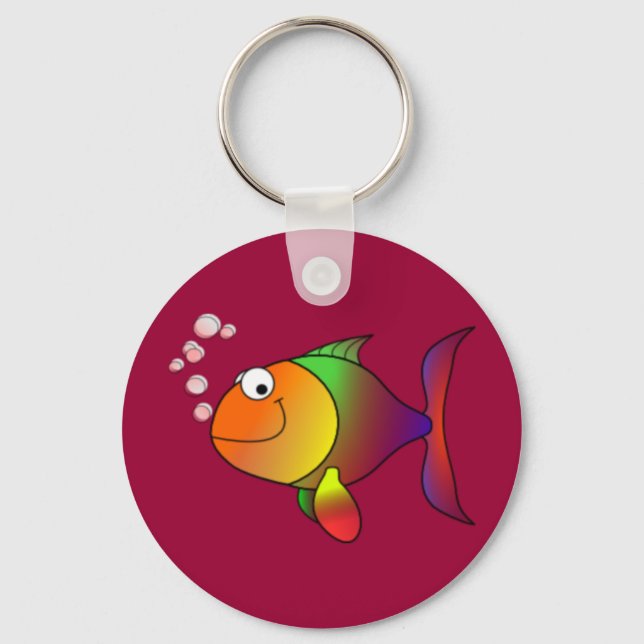 Cartoon Fish Schlüsselanhänger (Vorderseite)