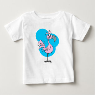 Cartoon-Flamingo Baby T-shirt