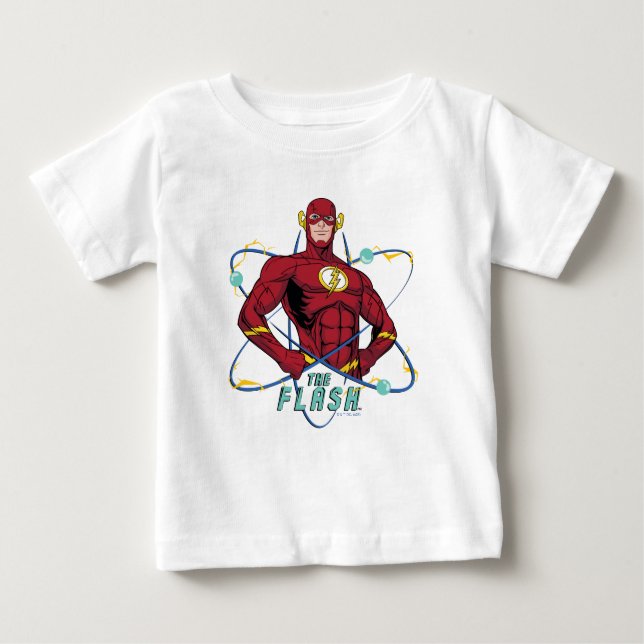 Cartoon Flash Atomic Graphic Baby T-shirt (Vorderseite)