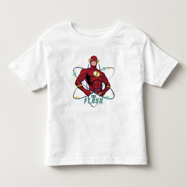 Cartoon Flash Atomic Graphic Kleinkind T-shirt (Vorderseite)