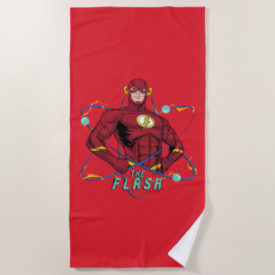 Cartoon Flash Atomic Graphic Strandtuch