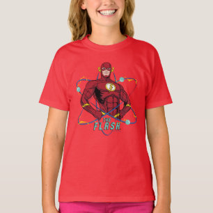 Cartoon Flash Atomic Graphic T-Shirt