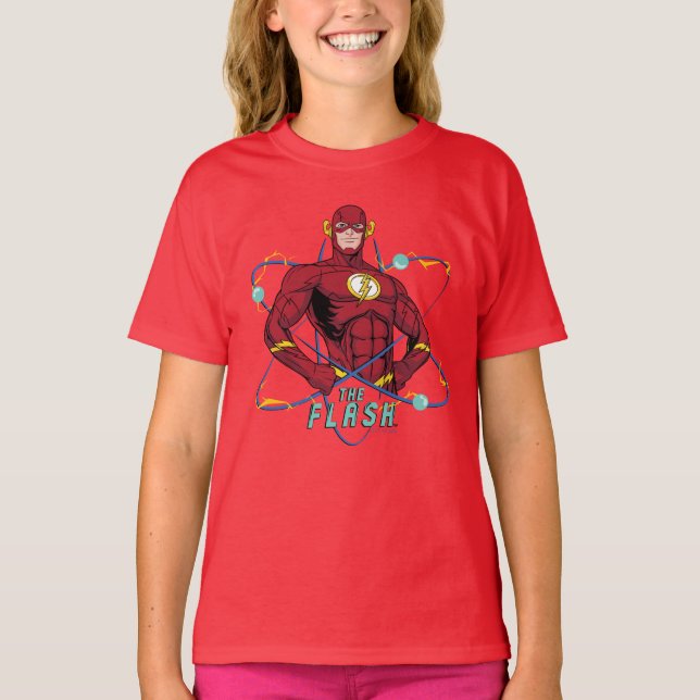 Cartoon Flash Atomic Graphic T-Shirt (Vorderseite)