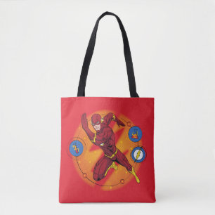 Cartoon Flash-Labor mit grafischer Darstellung Tasche