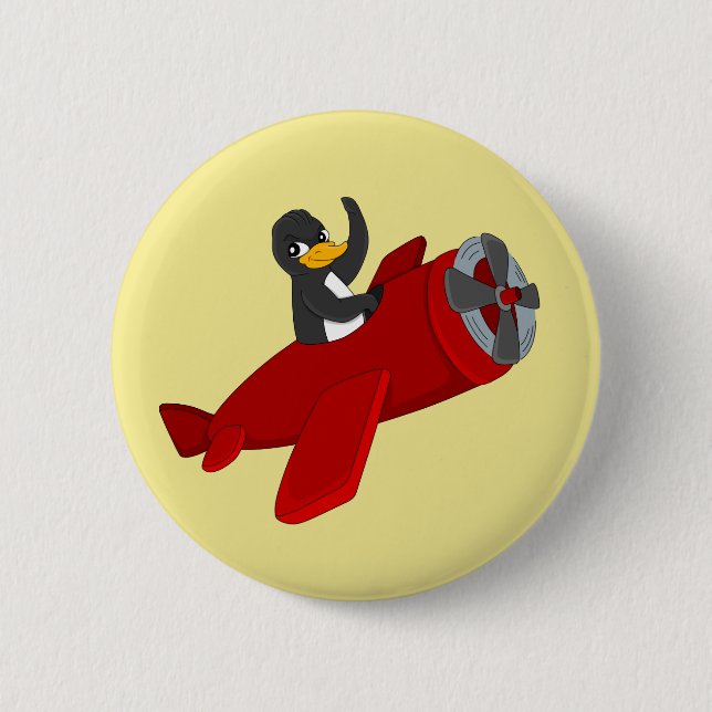 Cartoon-Fliegende Taste Button (Vorderseite)